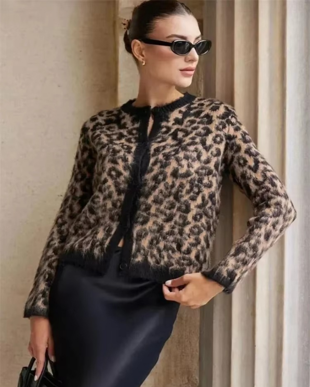 LEOPARD CARDIGAN