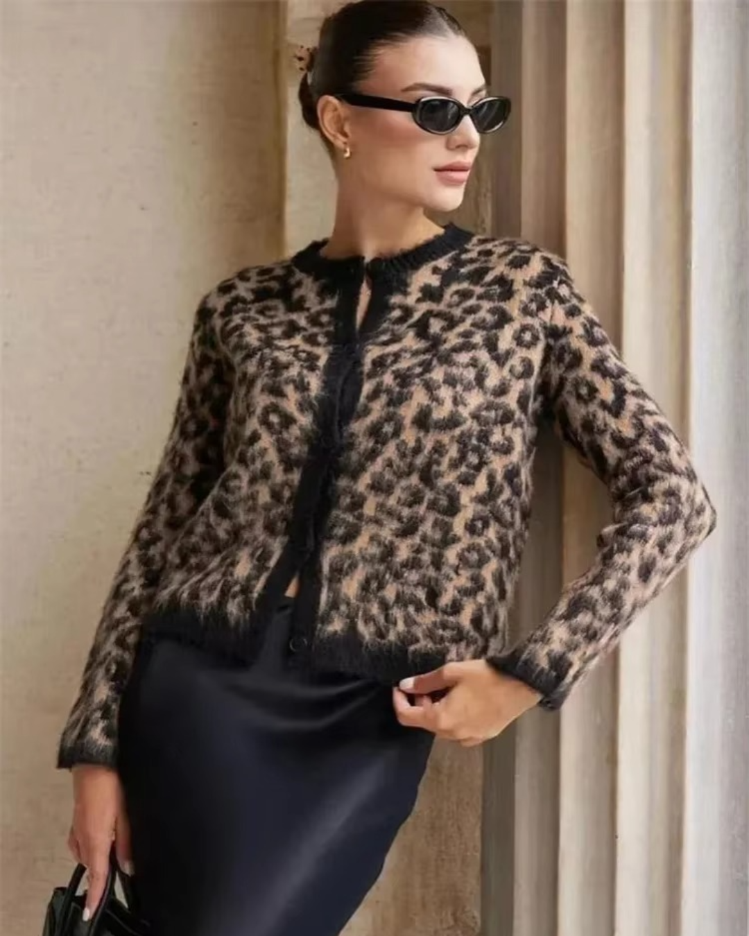 LEOPARD CARDIGAN