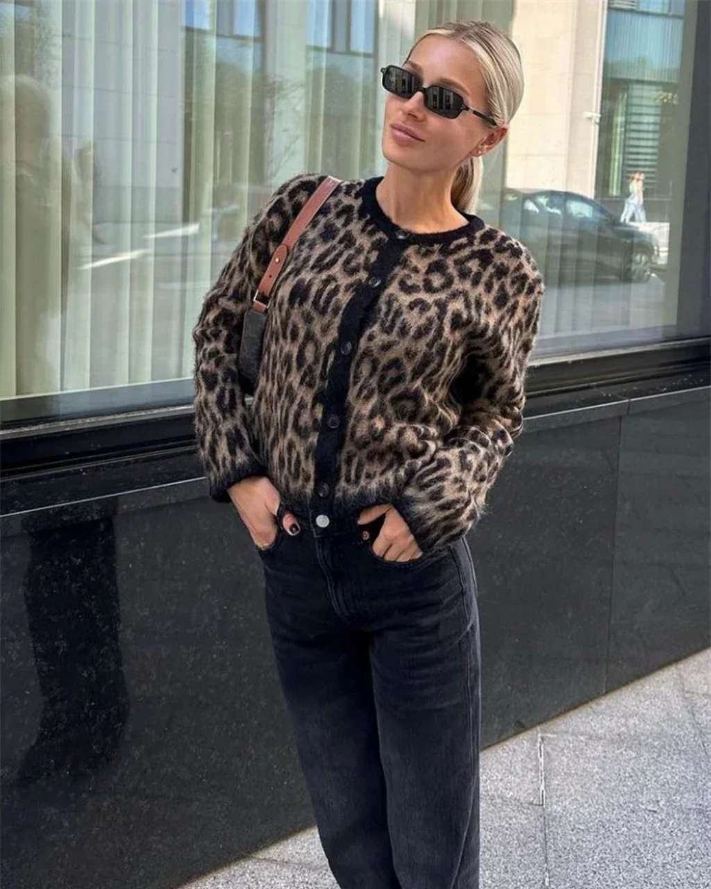 LEOPARD CARDIGAN