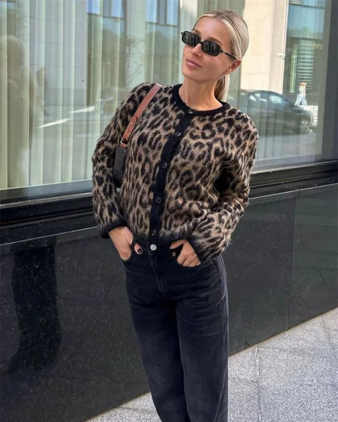 LEOPARD CARDIGAN